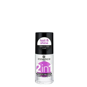 Base & Top Coat 2 em 1 Essence 8 ml Essence Base & Top Coat 2 em 1 8 Ml