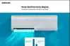 Ar Condicionado Split Samsung 9000 Btus AR09DX Inverter Quente e Frio Branco 220V
