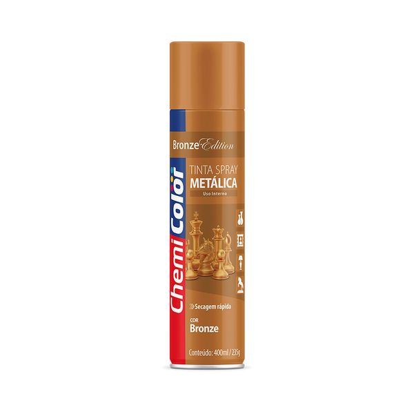 Tinta Metálica Spray 400Ml Bronze Chemicolor