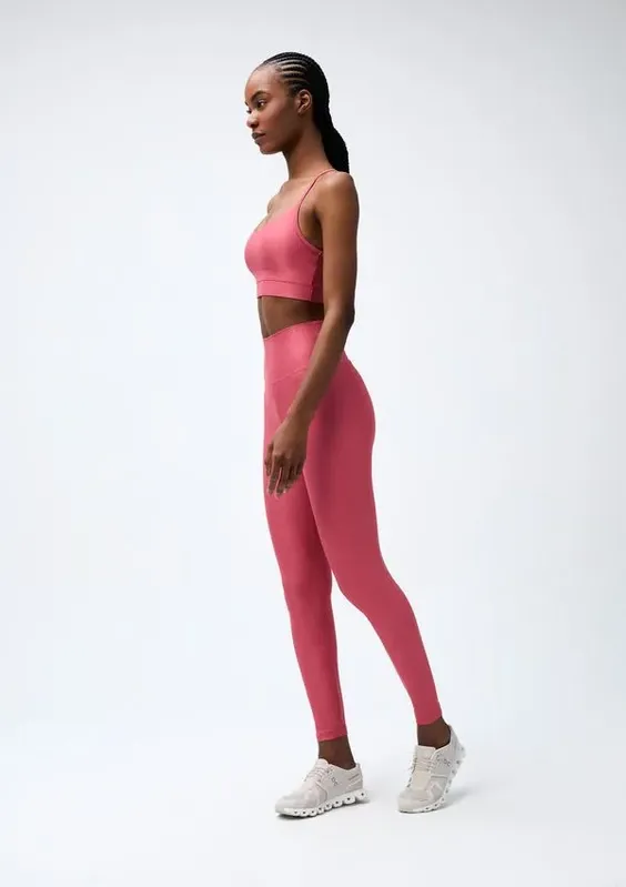 Calça Legging Esportiva Proteção UV - Rosa M