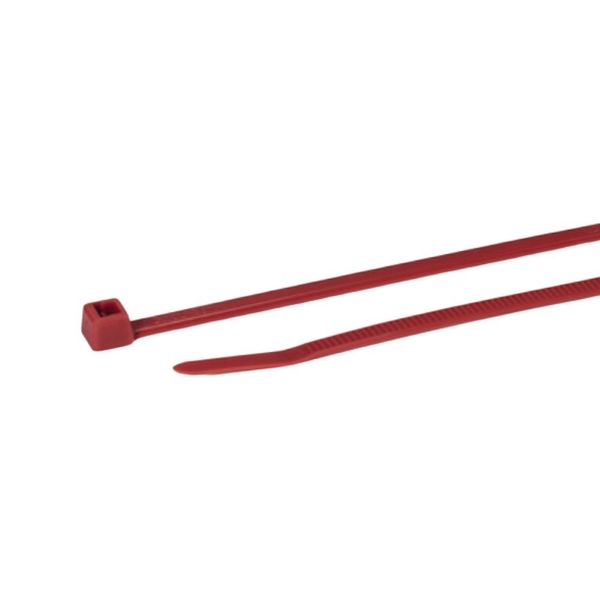 Abraçadeira Nylon T50R 200X4,6mm Com 100un Vermelho Hellermanntyton