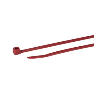 Abraçadeira Nylon T50R 200X4,6mm Com 100un Vermelho Hellermanntyton