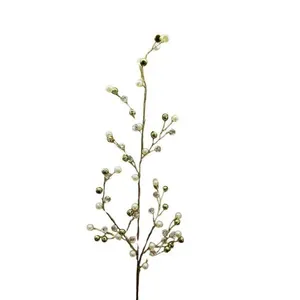 Galho Dourado E Perola - 70cm En2808