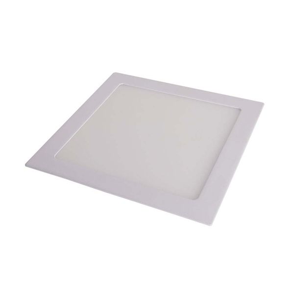 Luminária Slim LED quadrada 27,5cm 18W bivolt 6500K branca Startec