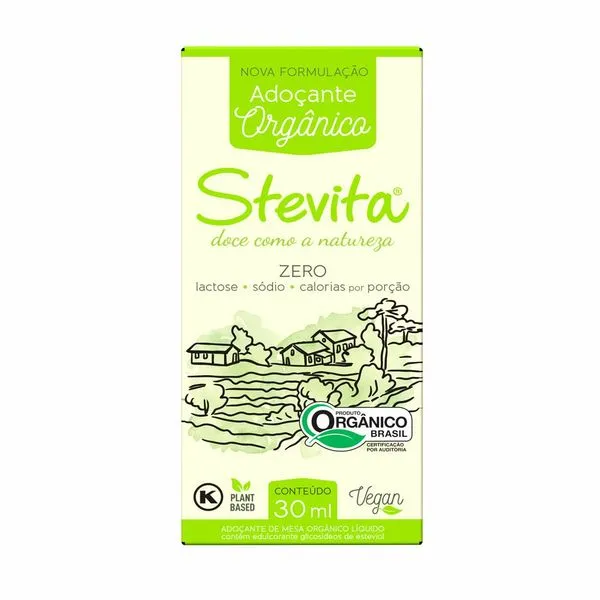 Adoçante Líquido Stevita Orgânico 30ml