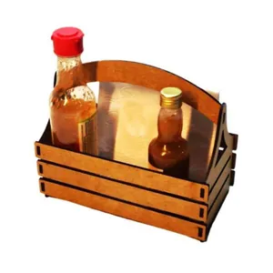 Porta Guardanapo E Sachê Em Mdf - Kit 5 Unidades