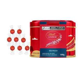 Lata Turística LINDOR São Paulo ao Leite 100g