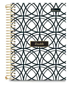 Caderno Espiral Cadersil Double Colegial Capa Dura Sortida 160 Folhas Caderno Cadersil Capa Dura Espiral Colegial Double 160 Folhas