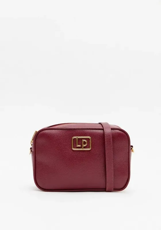 Bolsa Crossbody Enfeite Logo Bordô U