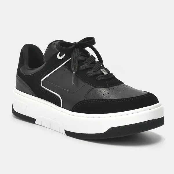 Tênis Casual Prata e preto 126-008-03 39