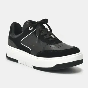 Tênis Casual Prata e preto 126-008-03 39