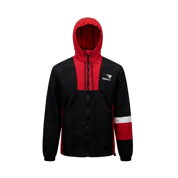 Jaqueta Corta Vento Esportiva Penalty Block Masculino – para Treino e Dia a Dia - Vermelho GG