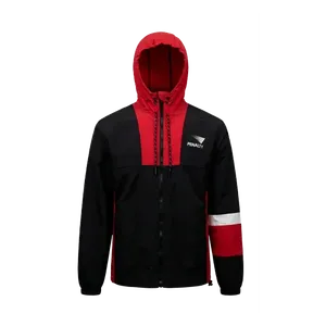 Jaqueta Corta Vento Esportiva Penalty Block Masculino – para Treino e Dia a Dia - Vermelho GG