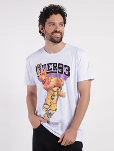 Camiseta Manga Curta Masculina BRANCO GG