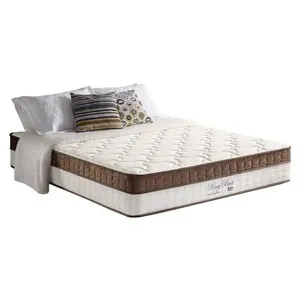 Colchão King Molas Ensacadas MasterPocket King Best Euro Pillow Brown (193x203x33) - Anjos