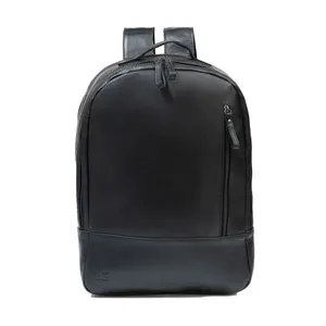 Mochila Masculina de Couro para Notebook Arpoador Preta 0232906458001