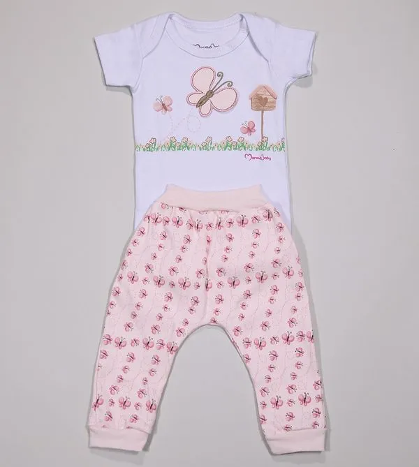 Conjunto Body Butterfly - 11782 Rosa - M