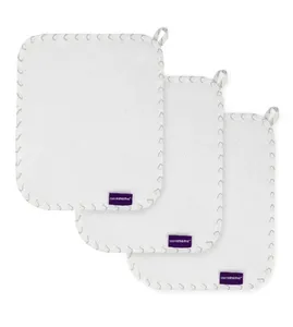Kit Paninhos de Banho Bambu com 3 unidades Clevamama Branco