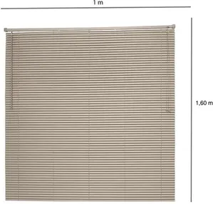 Persiana Premier Pvc Conthey 25Mm 100X160 Fendi Caramelo