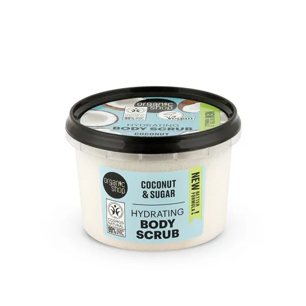 Esfoliante Corporal Orgânico Coco e Açúcar - Organic Shop
