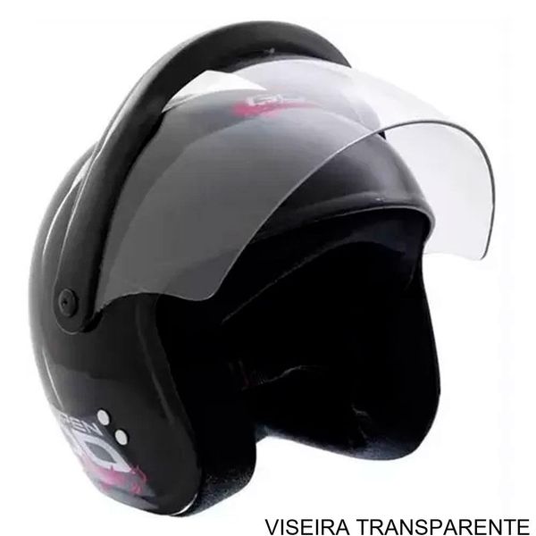 Capacete Gow Interlagos Open 300 Preto 60 243346 (MP)