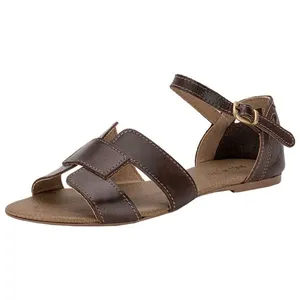 Sandália Feminina Flat Miss Western 128T CAFÉ 38
