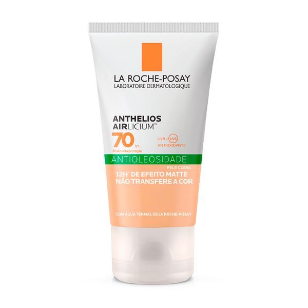 Protetor Solar Facial La Roche-Posay Anthelios Airlicium FPS70 Cor Pele Clara 40g
