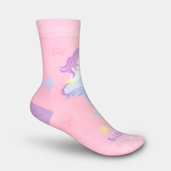 Meia Infantil Bibi Mini Rosa de Sereia 23/25