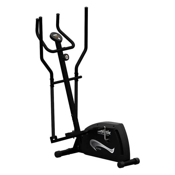 Elíptico Athletic Action para Treino Completo 8 Níveis de Resistência Magnética Suporta 140kg Silencioso Elíptico Athletic Action para Exercícios 8 Níveis de Resistência Magnética Suporta 140kg