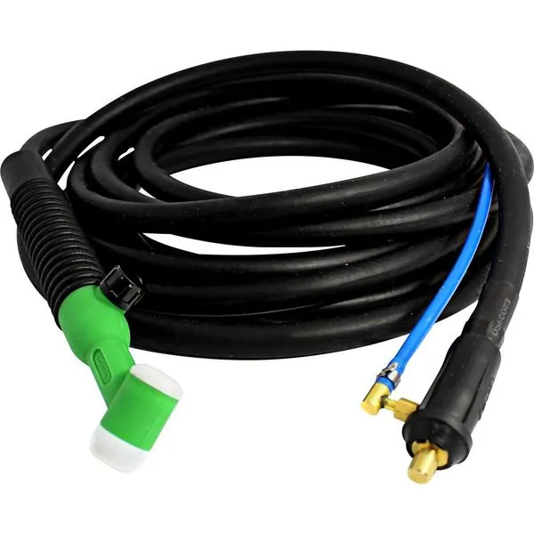 Tocha TIG 160 A HW26V engate rápido de 9 mm com válvula 7 metros - OXIMIG