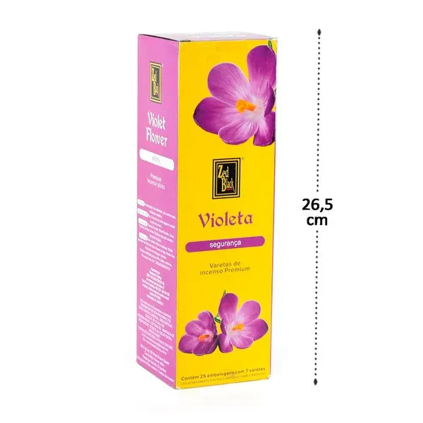 Incensos Zed Black Violeta 115 - Kashimir