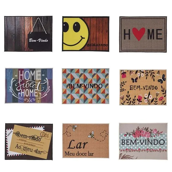 Tapete Entrada Bem Vindo Berlim Sortido 40x55cm Ref.70086301003736 Corttex