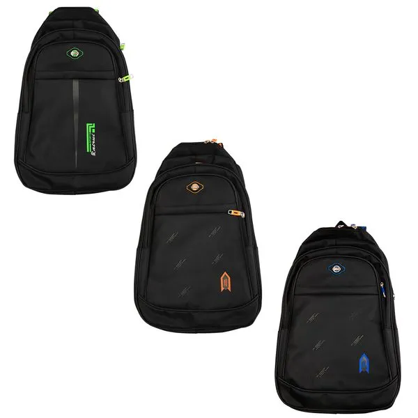 Mochila de Costa Juvenil Sport Porta Notebook Criativa Office Poliéster Sortida 50x33x14cm LM4291PAP - honeyhome