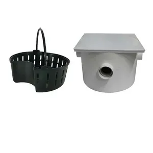 Caixa De Gordura Quadrada 250x180x75x50mm Com Cesto - Pvc Rígido - Plastipan