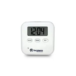 Porta Comprimidos Digital Incoterm Com Alarme 4 Divisões