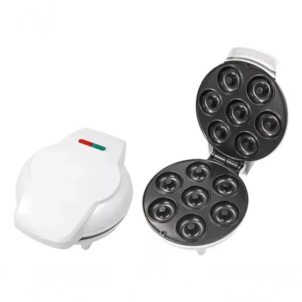 Máquina de Donuts Mini para 7 Rosquinhas Antiaderente 750W 110V King Imports Máquina de Donuts Mini para 7 Rosquinhas 750W 110V Antiaderente King Imports