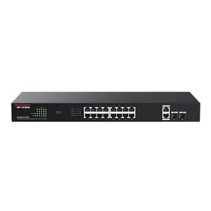Switch IP-COM 16 Portas PoE 10/100/1000 18P+2SFP não Gerenciável Giga Metal