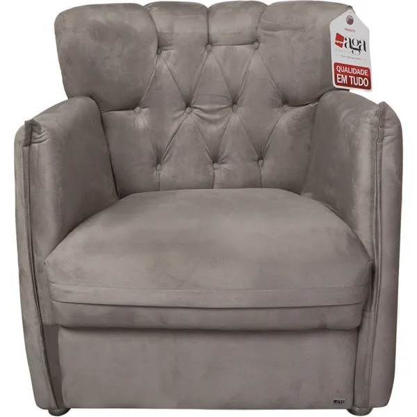 Poltrona Aga Agatha Cor Areia 9035