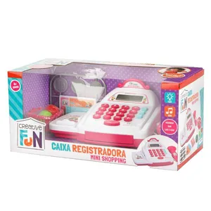 Caixa Registradora Mini Shopping Creative Fun Rosa Multikids - BR1182OUT [Reembalado] BR1182OUT