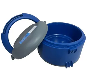 Marmita Termica Plus 1,5L Sem Divisória C/ Alça Azul Soprano