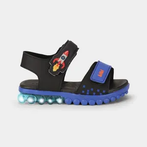 Sandália Infantil Bibi Summer Roller Light Azul de Foguete 31