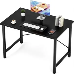 Conjunto de Mesa para Escritório 2 Peças Sweetcrispy 81cm Preto A-BI