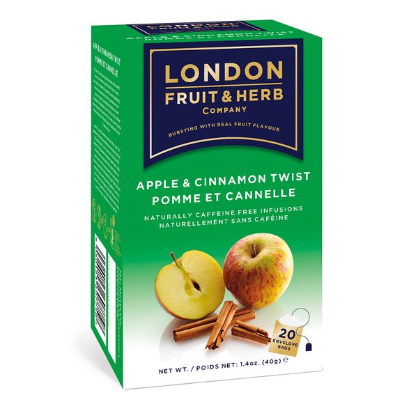 Chá de Maçã e Canela London Fruit & Herb 20 Sachês