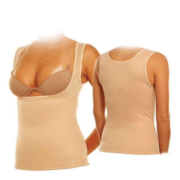 Cinta Modeladora e Postural Feminina Bege M - Ideal