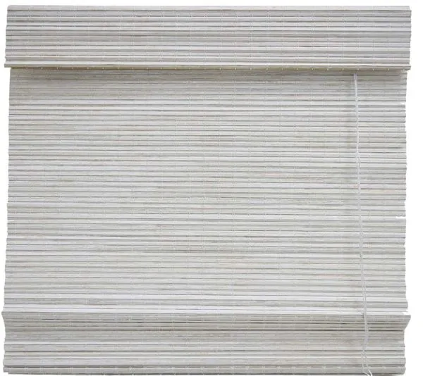 Persiana Top Flex Romana Bambu Block 120x220cm Branca