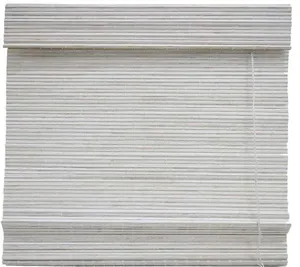 Persiana Top Flex Romana Bambu Block 120x220cm Branca