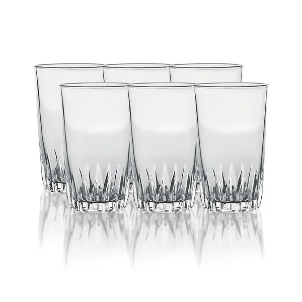 Conjunto de Copos Antonelle Vidro 325ml 12x7,5cm 6 Peças LM2169 - honeyhome