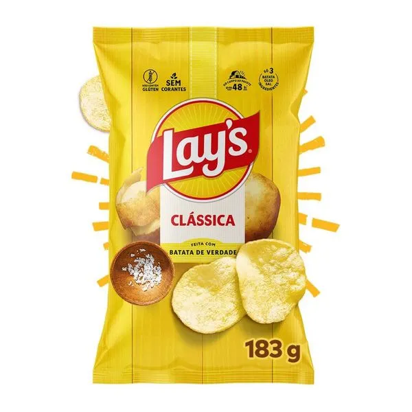 Batata Frita Lisa Lays Clássica 183g