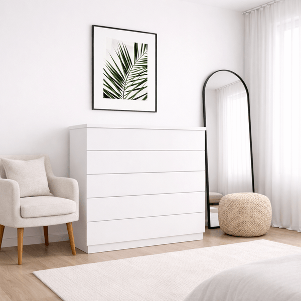 Cômoda 5 Gavetas 86cm Florença