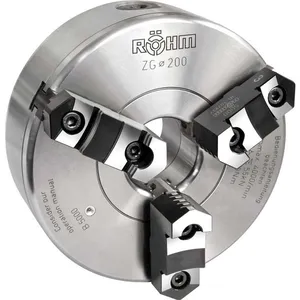 Placa mecânica para torno 6" autocentrante 3 castanhas ROHM
